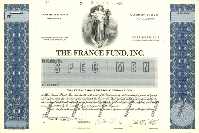 France Fund, Inc